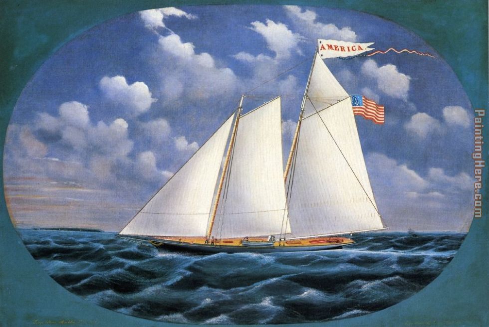 America painting - James Bard America art painting